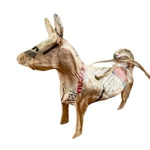PAPER MACHE➕NEW South African Dog Ornamemt